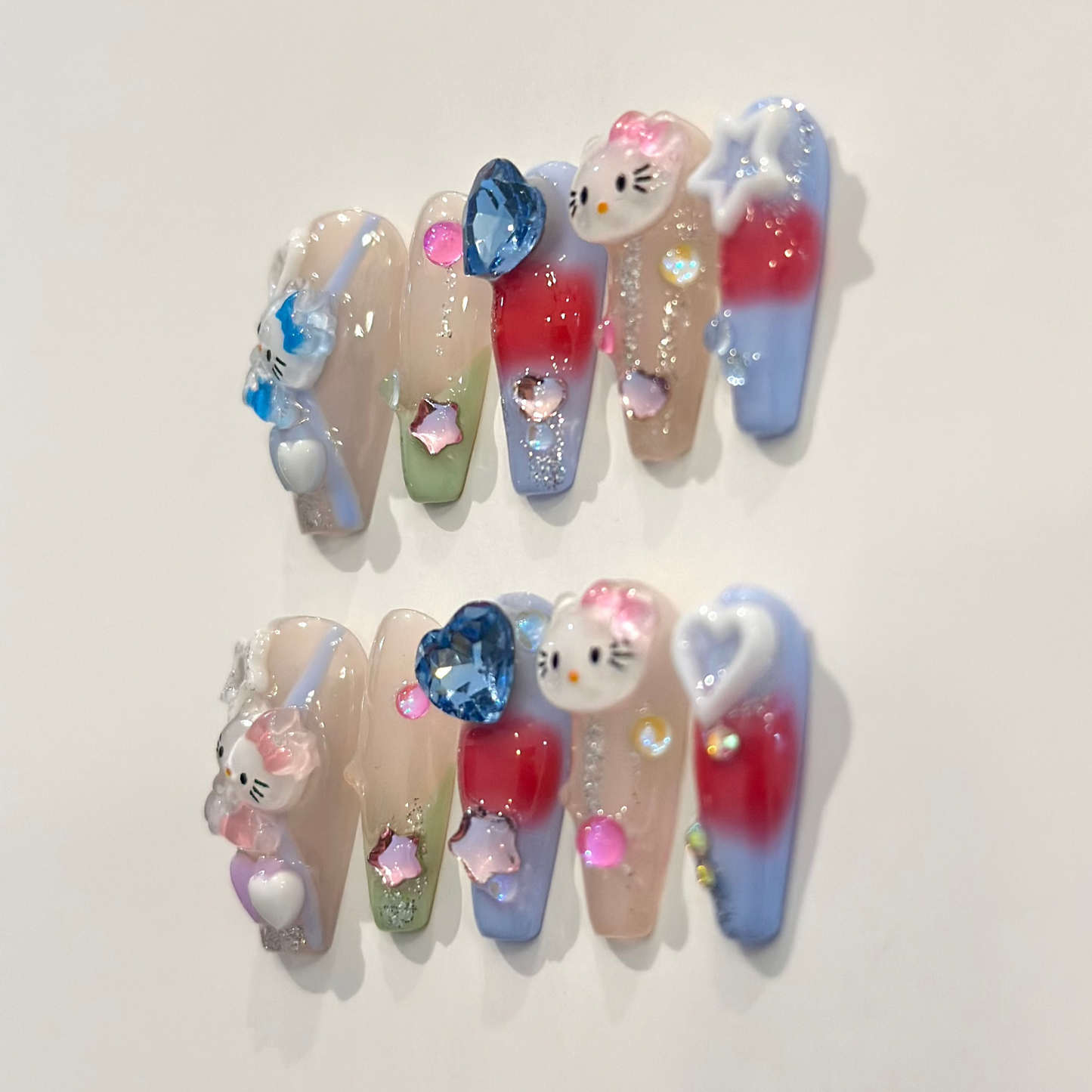 KITTY PARADISE | handmade press on nails