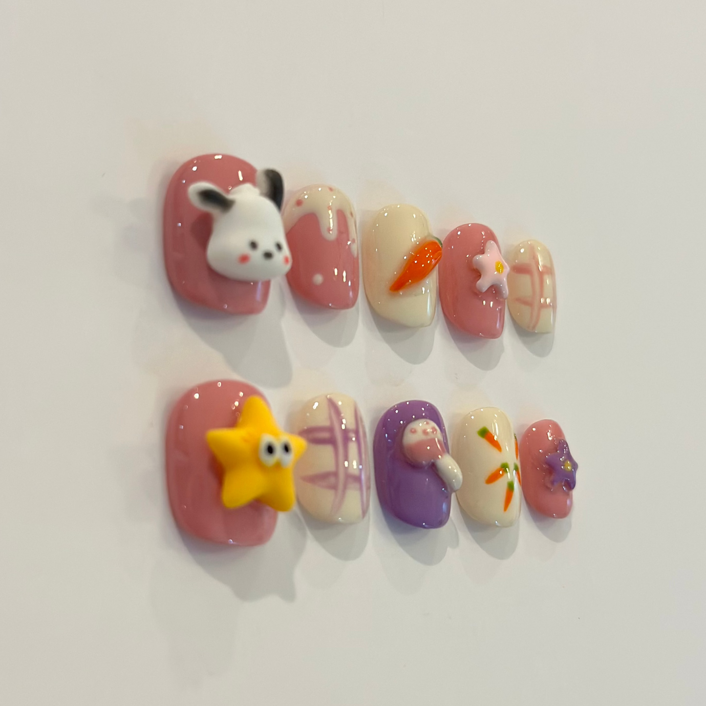 SANRIO SWEET TREATS | uñas press on hechas a mano